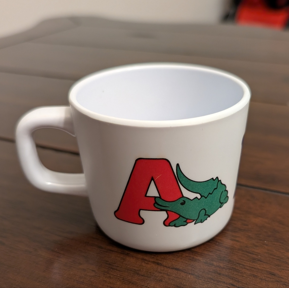 Vintage Children's ABC Plastic Cup